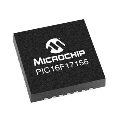 IC Integrated Circuits PIC16F17156-I/STX VQFN-28 Microcontrollers - MCU