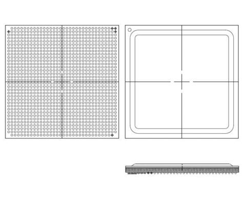 IC Integrated Circuits XC5VLX85-2FFG1153I FBGA-1153 Programmable Logic ICs