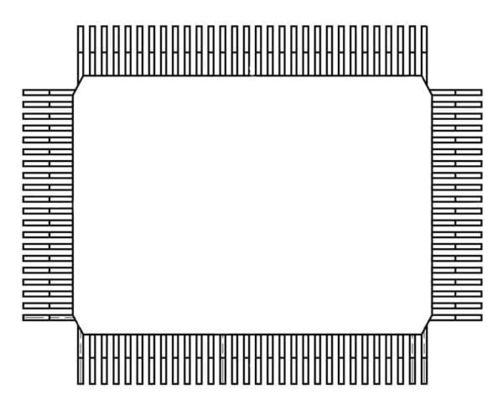 IC Integrated Circuits R7FA6T1AB3CFP#AA0 QFP-100 Microcontrollers - MCU