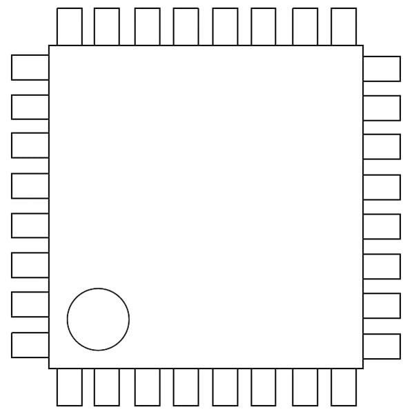 IC Integrated Circuits ATMEGA808-AU TQFP-32 Microcontrollers - MCU