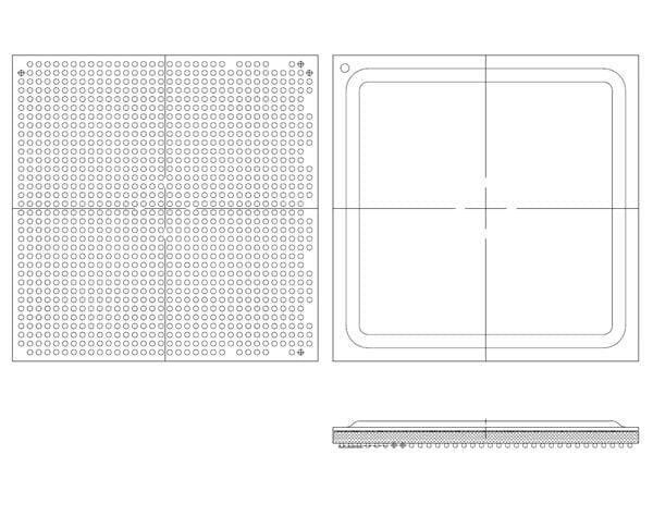 IC Integrated Circuits XC5VLX50T-2FF1136C FBGA-1136 Programmable Logic ICs