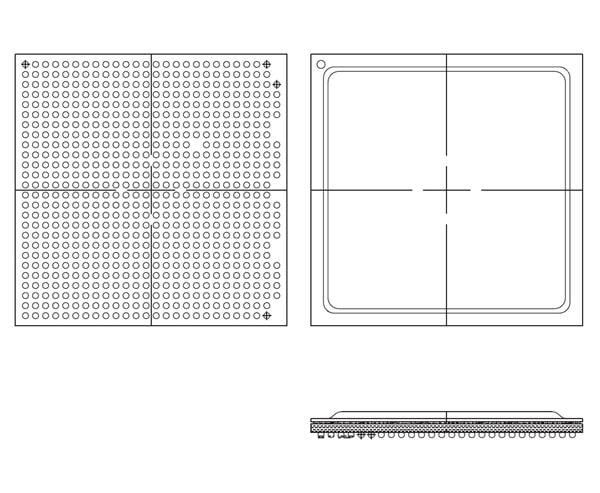 IC Integrated Circuits XC5VSX50T-2FF665I FBGA-665 Programmable Logic ICs