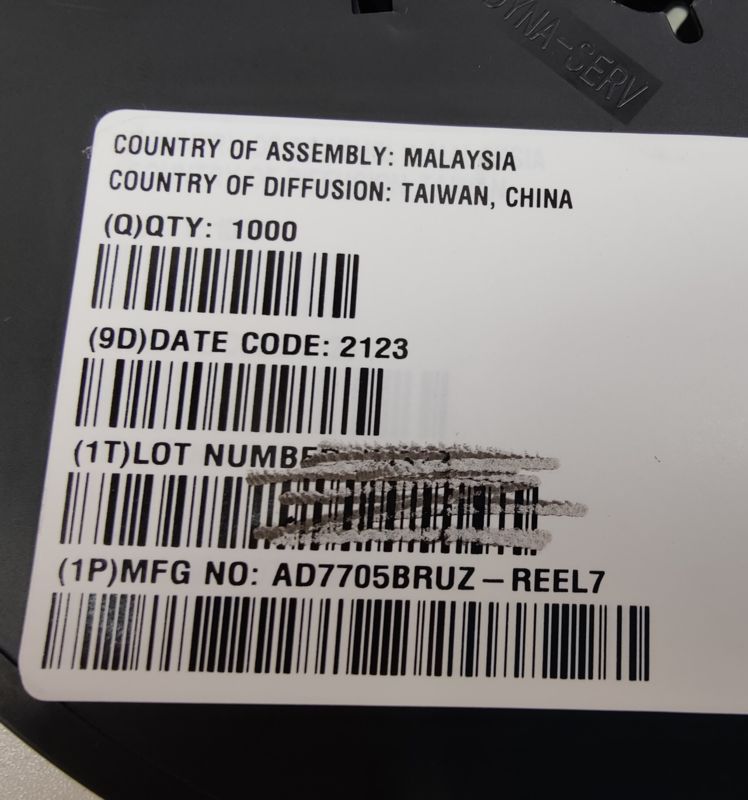 IC Integrated Circuits AD7705BRUZ-REEL7