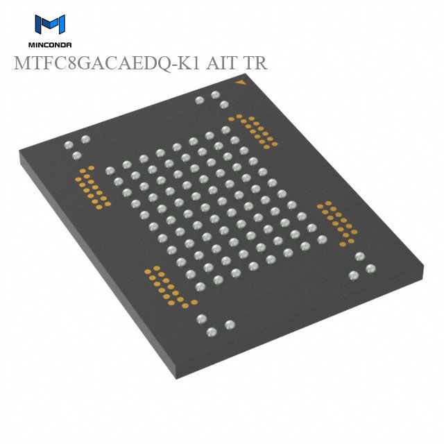 Memory Integrated Circuits MTFC8GACAEDQ-K1 AIT TR