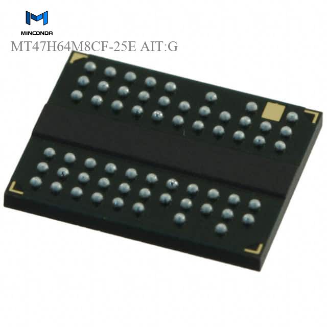 Memory Integrated Circuits MT47H64M8CF-25E AIT:G