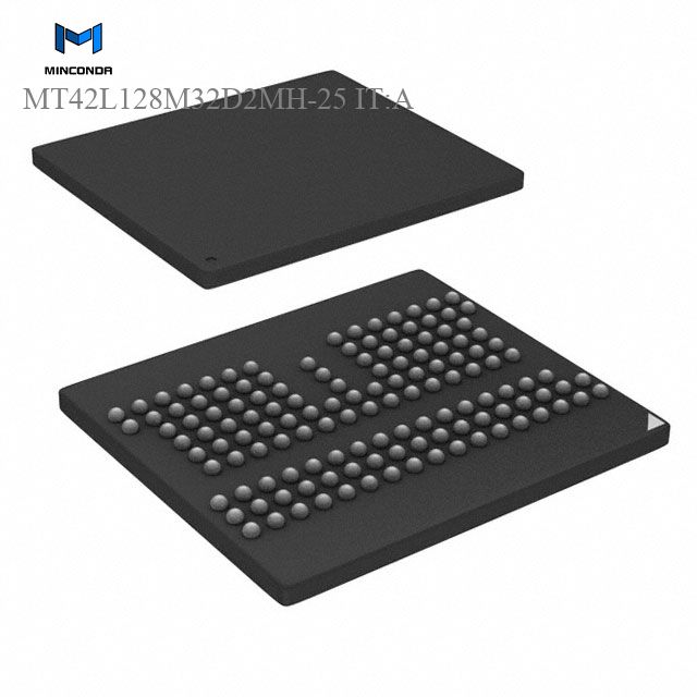 Memory Integrated Circuits MT42L128M32D2MH-25 IT:A