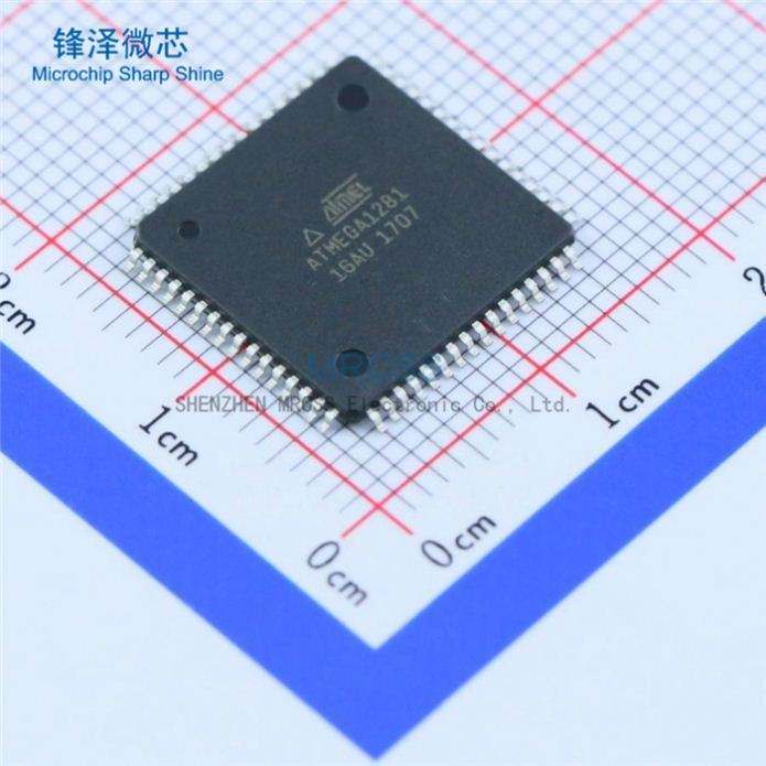 IC Integrated Circuits ATMEGA1281-16AU